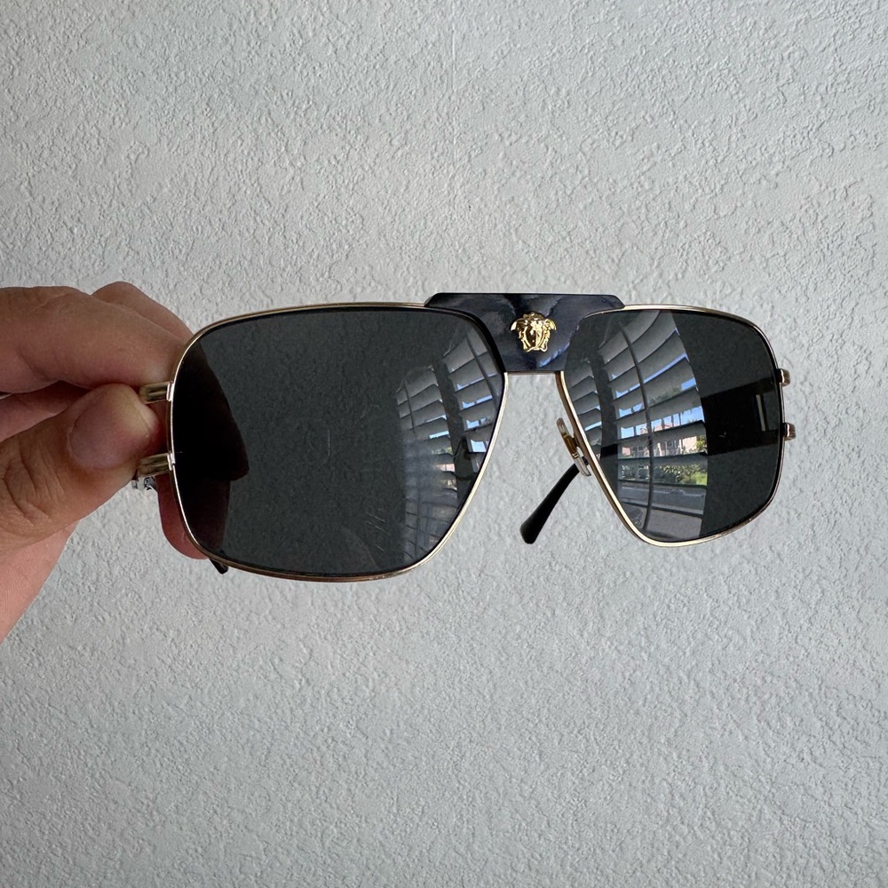 Black and Gold Sunglasses